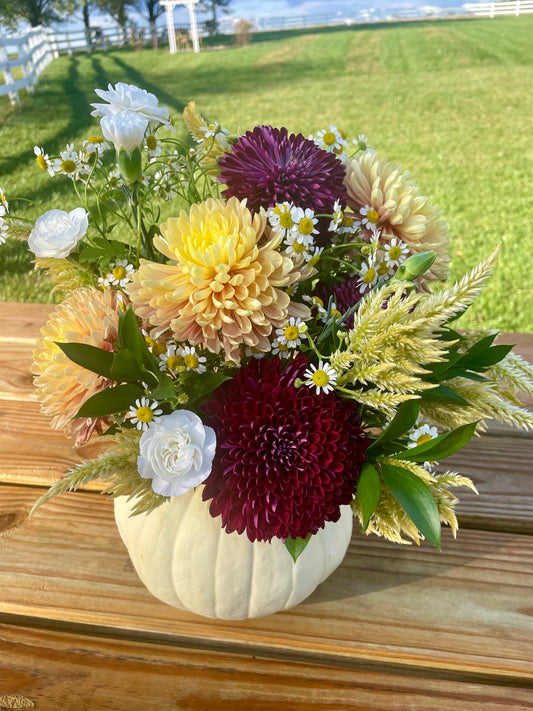 Pumpkin Floral Arrangements